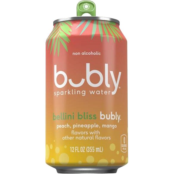 Bubly Bellini Bliss 12oz Can thumbnail