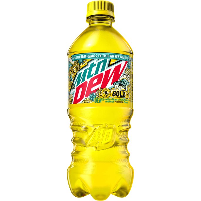 Mountain Dew Baja Gold 20oz thumbnail