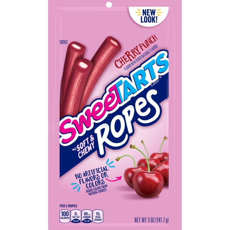 Sweetart Cherry Ropes 5oz thumbnail