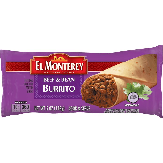 El Monterey Beef Bean Burrito 5oz thumbnail