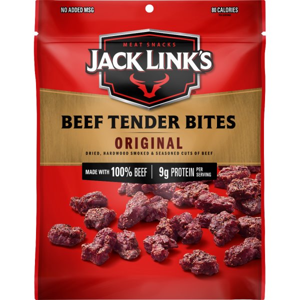 Jack Links Tender Bites Original Beef Steak 1oz Bag thumbnail