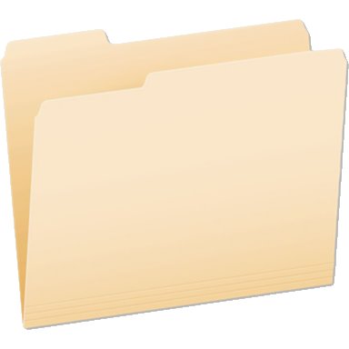 File Folder 1/3 Cut Tab, Letter, Manila thumbnail