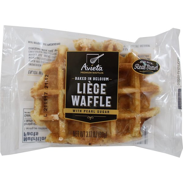Avieta Liege Waffle with Pearl Sugar 3.17 oz MF Dependable Vending Online Ordering