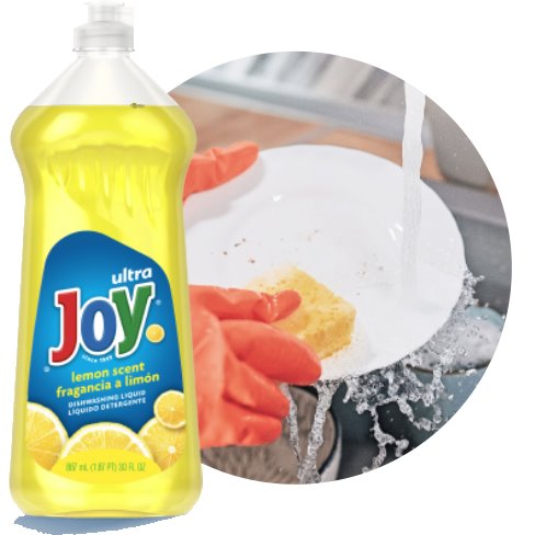 Joy Lemon Liquid Dish Soap 38oz - 1 UNIT thumbnail