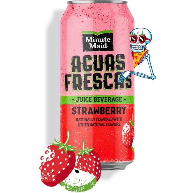 Minute Maid Aguas Frescas Strawberry 16oz SH1 thumbnail