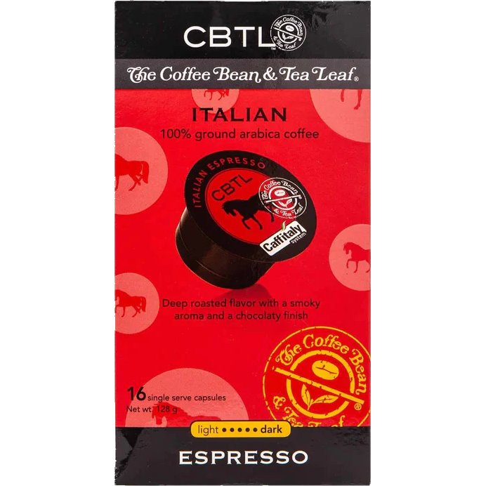 Coffee Bean & Tea Leaf Espresso Rst Pod 16ct 1 BX thumbnail