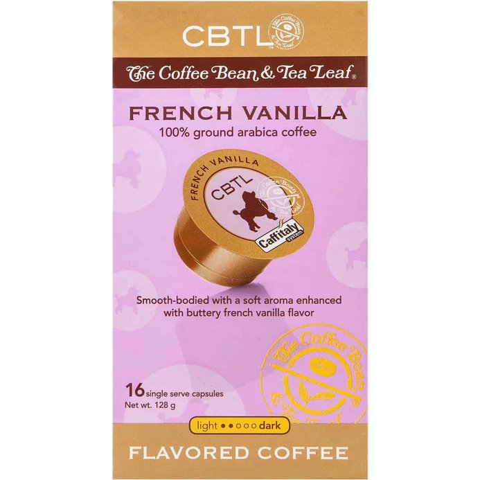 Coffee Bean&Tea Leaf French Vanilla Pod 16ct 1 BX thumbnail