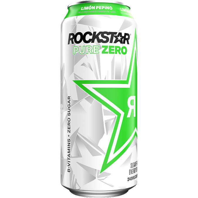 Rockstar Pure Zero Lime Cucumber 16oz SH2 thumbnail