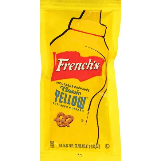 French's Yellow Mustard Packets 500ct thumbnail