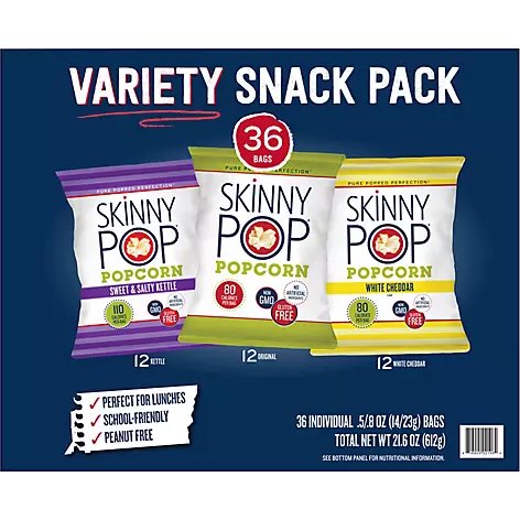 Skinny Pop Variety Pack 36ct thumbnail