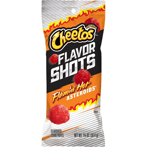 Cheetos Flavor Shots Flamin' Hot Asteroids 1.25oz thumbnail