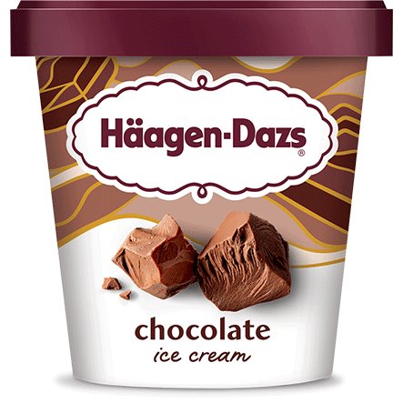 Haagen Dazs Chocolate Pint 14oz thumbnail