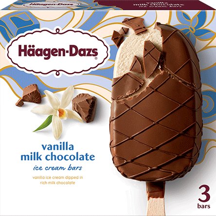 Haagen Dazs Vanilla Chocolate Bar thumbnail