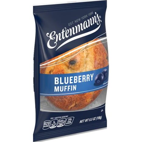 Entenmann's Blueberry Muffin 5.51oz thumbnail