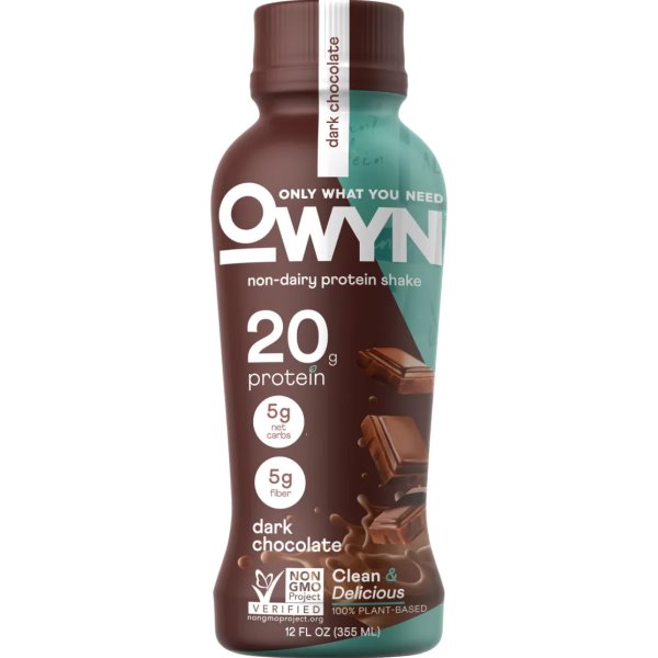 Owyn Chocolate Protein Drink 12oz thumbnail