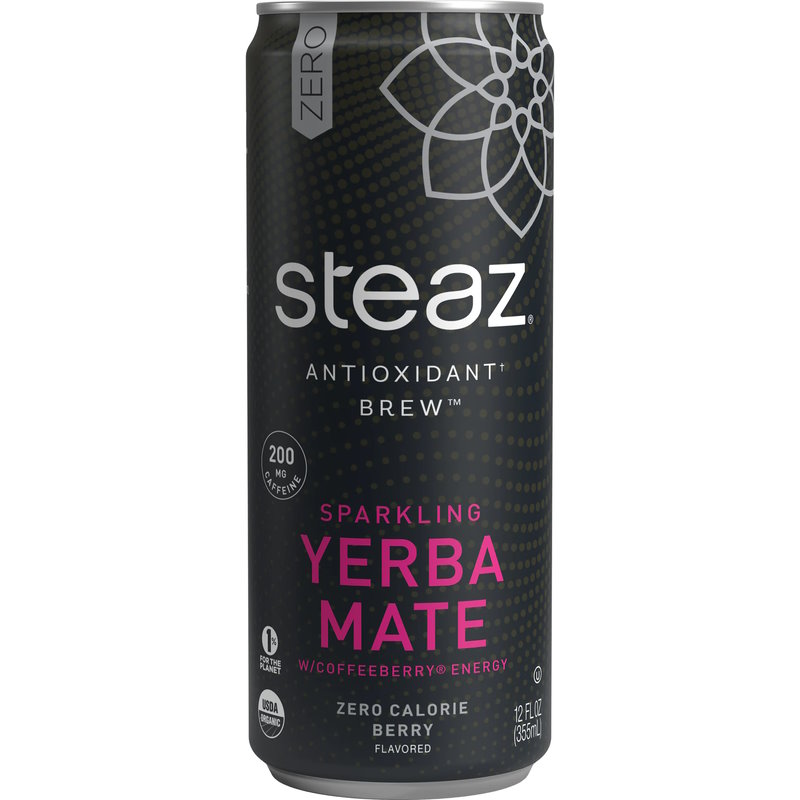 Steaz Yerba Mate Berry Zero Can thumbnail