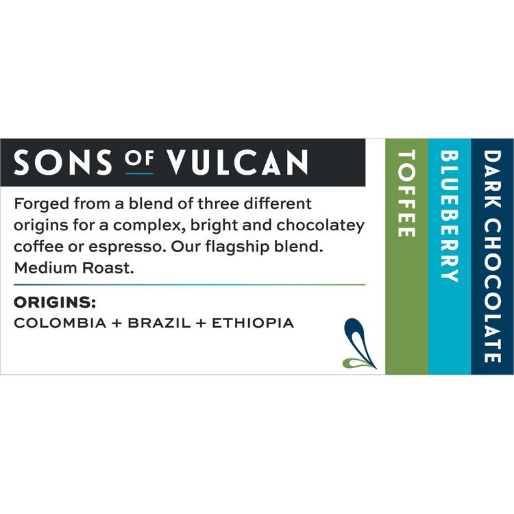 De Fer Coffee Sons of Vulcan Whole Bean 5lb thumbnail