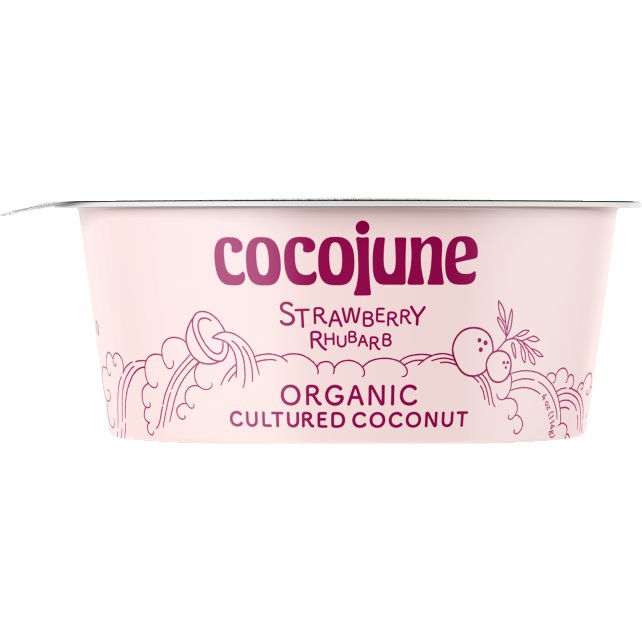 Cocojune Strawberry Rhubarb Yogurt thumbnail
