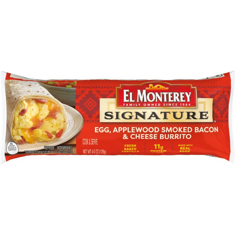El Monterey Bacon Egg Cheese Breakfast Burrito thumbnail