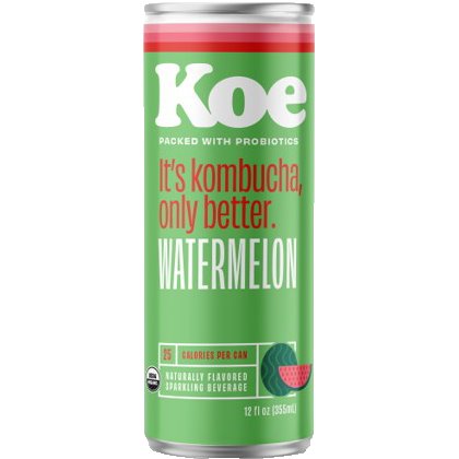 KOE Watermelon Kombucha 12oz thumbnail