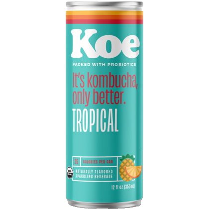 KOE Tropical Kombucha 12oz thumbnail