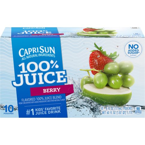 Capri Sun 100% Juice Berry Breeze 4/10ct thumbnail