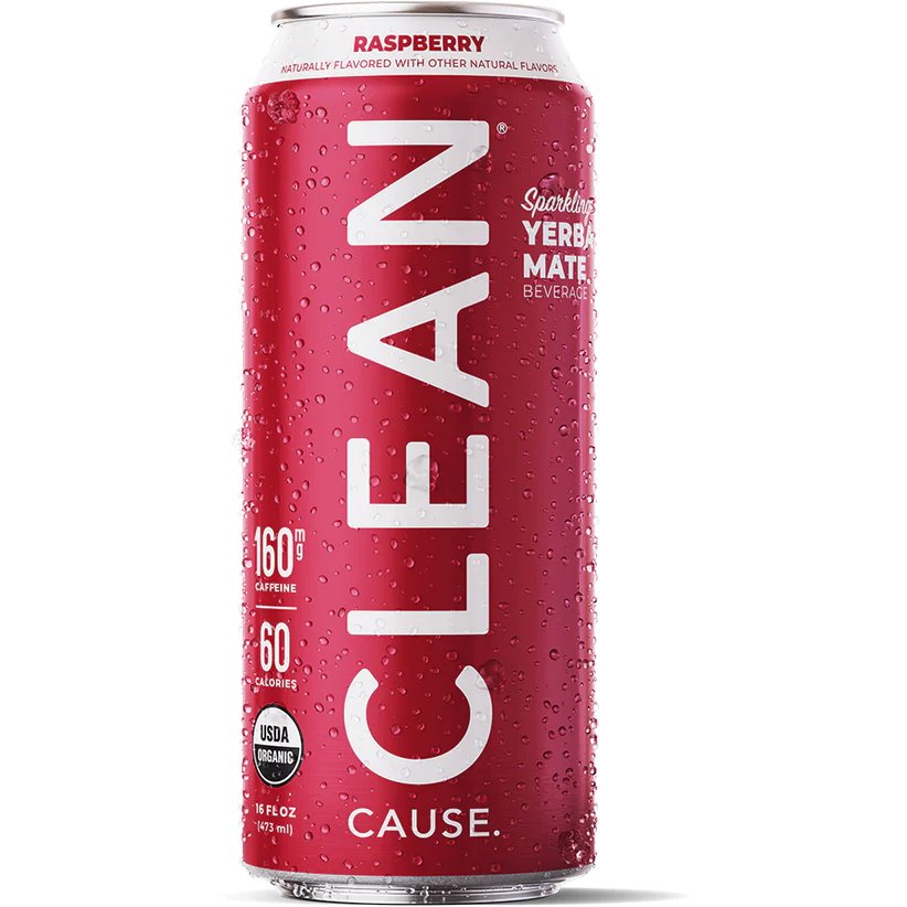 Clean Cause Sparkling Raspberry 16oz Can thumbnail