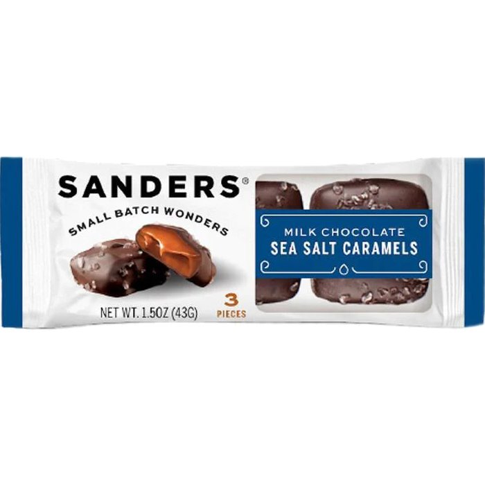 Sanders Milk Chocolate Sea Salt Caramel Minis 1.5oz thumbnail