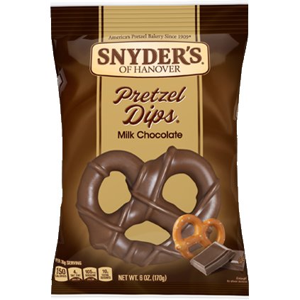 Snyder's Pretzel Dips Milk Chocolate 5oz thumbnail