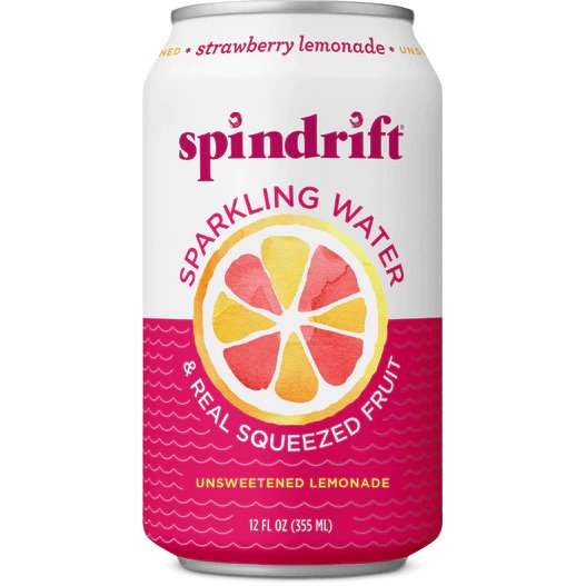 Spindrift Strawberry Lemonade 12oz thumbnail