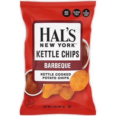 Hal's BBQ Kettle Chips 2oz thumbnail