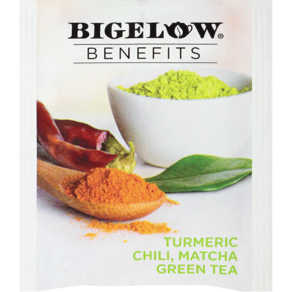 Bigelow Benefits Turmeric Chili Matcha Tea Bags 18ct thumbnail