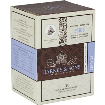 Harney Wrapped Sachet Paris Tea Bags thumbnail