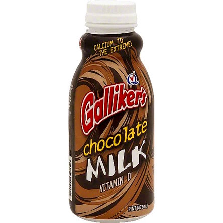 Galliker's Chocolate Milk Pint thumbnail