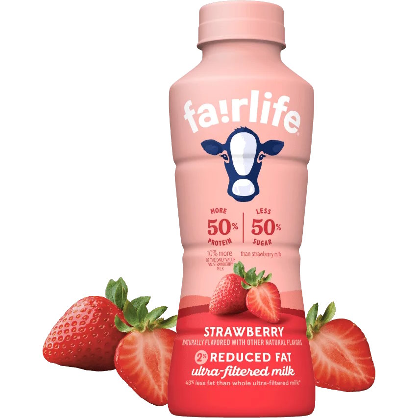 Fairlife Strawberry 2% RF Bottles 14 oz SH1 C thumbnail