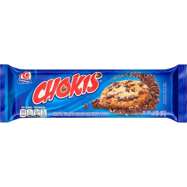 Gamesa Chokis Chocolate Chip Cookies thumbnail