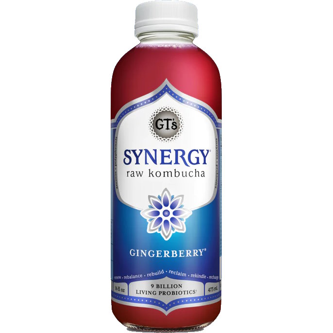 GT's Kombucha Synergy Gingerberry 16oz 12ct *SPEC ORDER* thumbnail