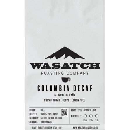 Wasatch Decaf Colombian Whole Bean 2lb thumbnail