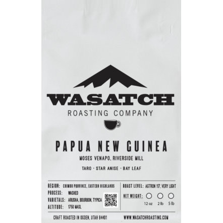 Wasatch Papua New Guinea Whole Bean 2lb thumbnail