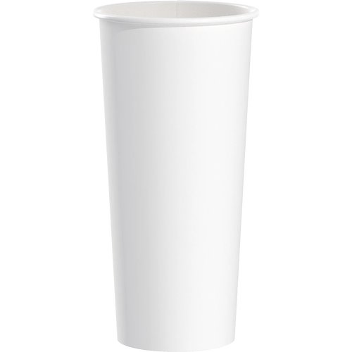24oz Solo #424W White Paper Cup 500ct thumbnail
