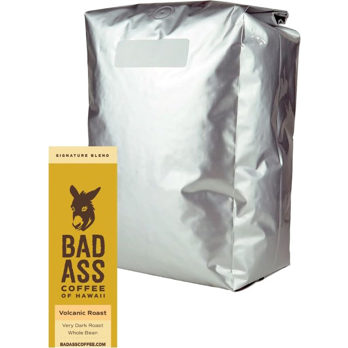 Bad Ass Coffee Signature Blend Volcanic Roast 5lb Bag **S/O** thumbnail