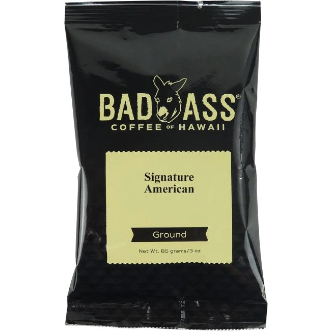 Bad Ass Coffee Signature Blend American Roast 3oz **S/O** thumbnail