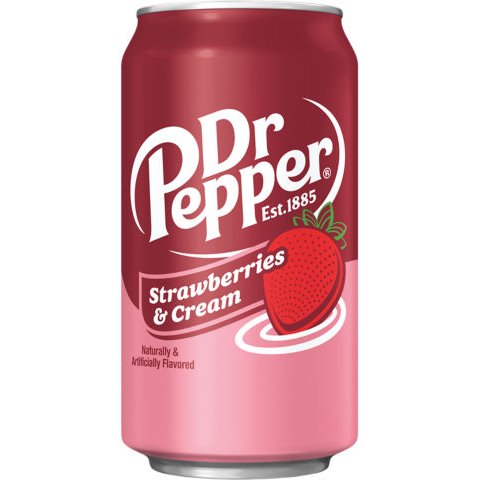 Dr. Pepper Strawberries & Cream 12oz - SH5 thumbnail