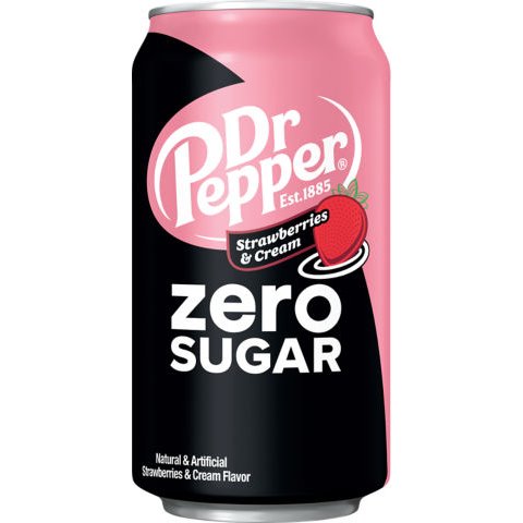 Dr. Pepper Strawberries & Cream Zero 12oz - SH5 thumbnail