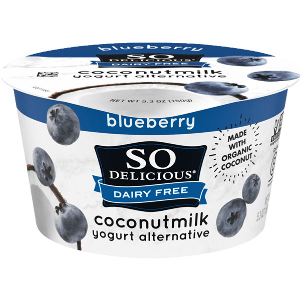 SO Delicious Dairy Free Blueberry Yogurt 5.3oz thumbnail