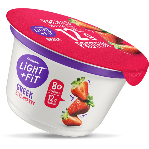 Dannon Light Fit Greek Yogurt Strawberry 5.3oz thumbnail