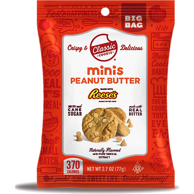 Classic Mini Peanut Butter Cookies with Reese's 2.7oz thumbnail