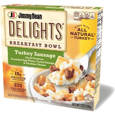 Jimmy Dean Turkey Sausage Breakfast 7oz Bowl thumbnail