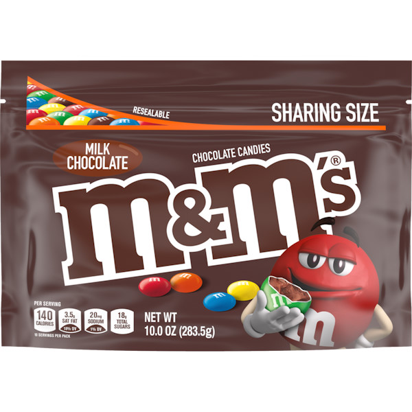 M&Ms Milk Chocolate Share Size 10.7oz thumbnail