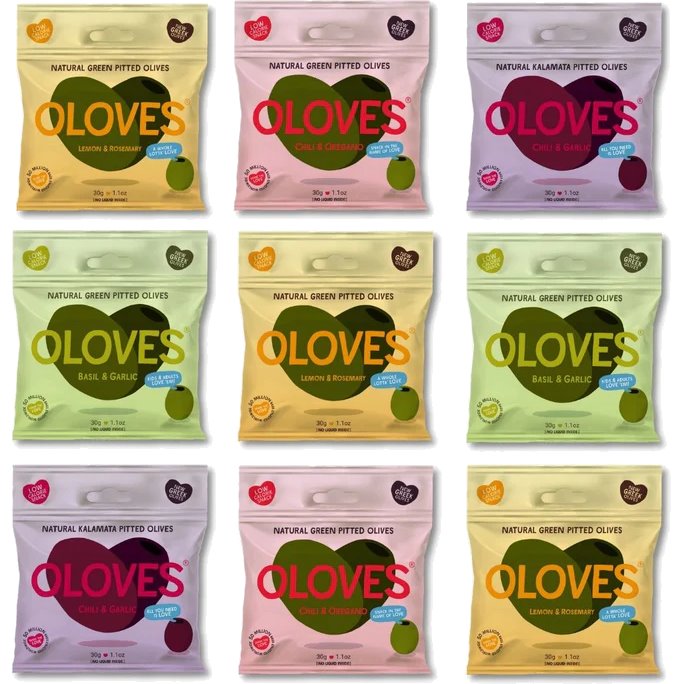 Oloves Whole Pitted Olives Variety Pack 24ct thumbnail